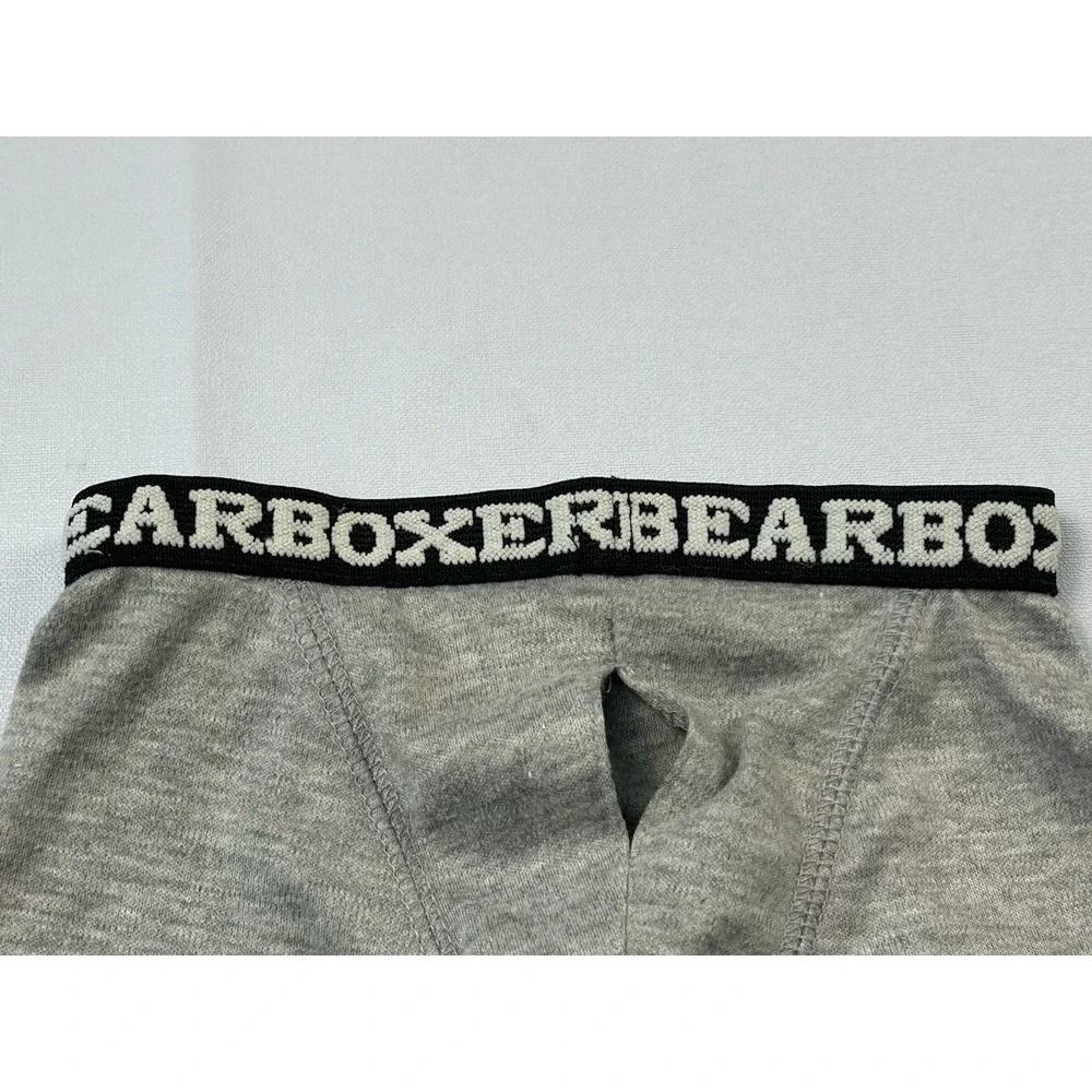 Build-A-Bear Workshop Gray Boxer Shorts Elastic Logo Waistband Bearboxer‎